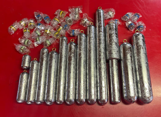 Deep Sea Fishing Weights - 1-12 lb Lead Deep Drop Sinkers