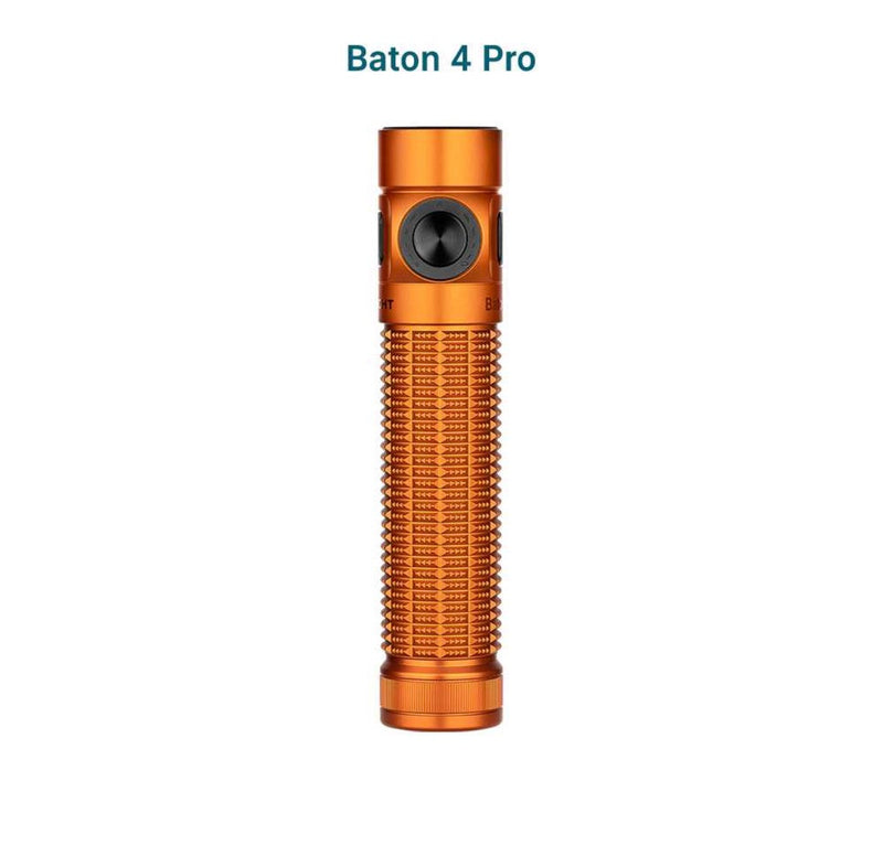 Load image into Gallery viewer, Olight Baton 4 Pro Rechargeable EDC Flashlight – 1600 Lumens – Black &amp; Stars &amp; Stripes
