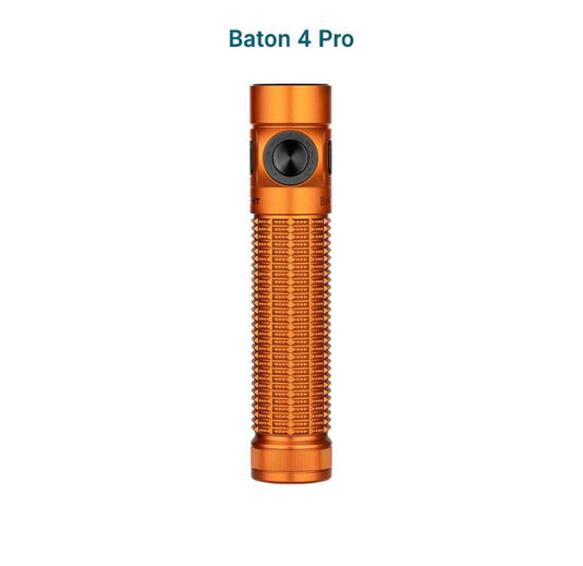 Olight Baton 4 Pro Rechargeable EDC Flashlight – 1600 Lumens – Black & Stars & Stripes
