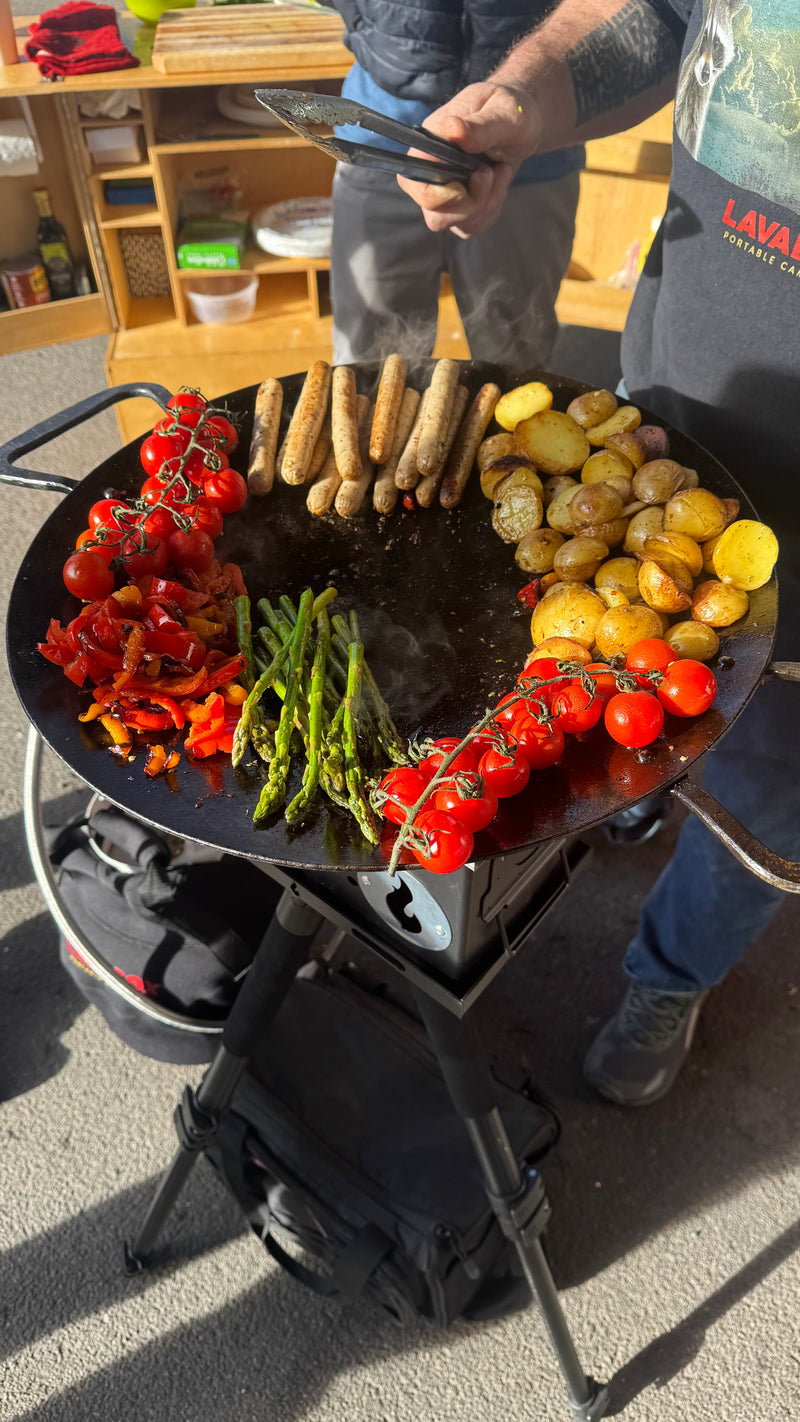 Load image into Gallery viewer, The Skwok: Our Handmade Skillet Wok w/ Utility Bag
