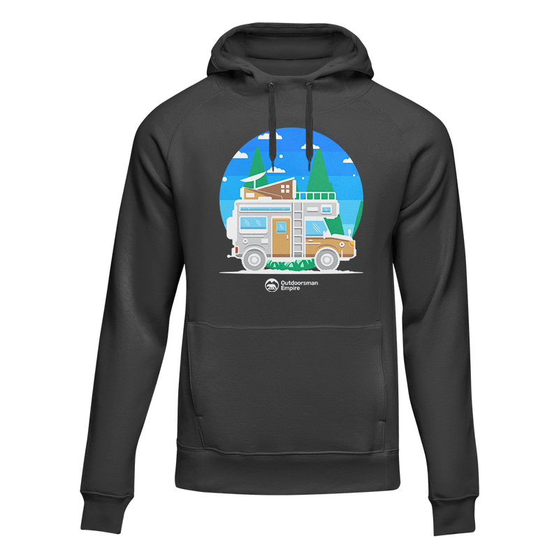 Load image into Gallery viewer, Funny Camping Adult Fleece Hooded Sweatshirt
