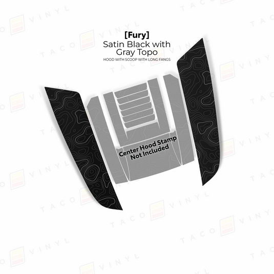 2024+ Tacoma/2025+ 4Runner Fury Hood Scoop Stamp
