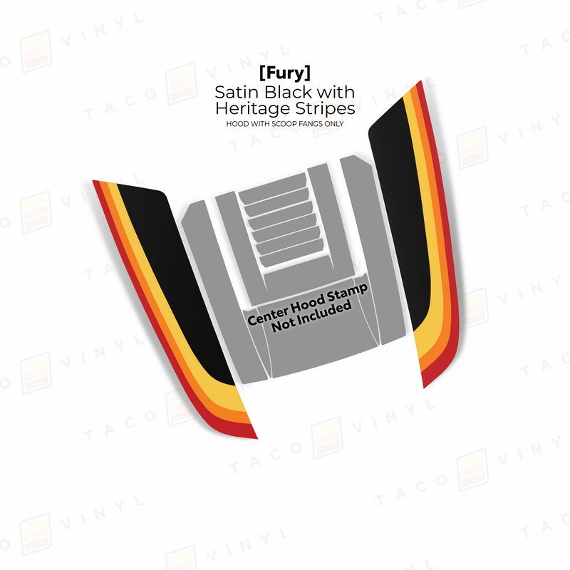 Load image into Gallery viewer, 2024+ Tacoma/2025+ 4Runner Fury Hood Scoop Stamp

