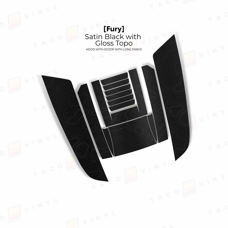 Load image into Gallery viewer, 2024+ Tacoma/2025+ 4Runner Fury Hood Scoop Stamp
