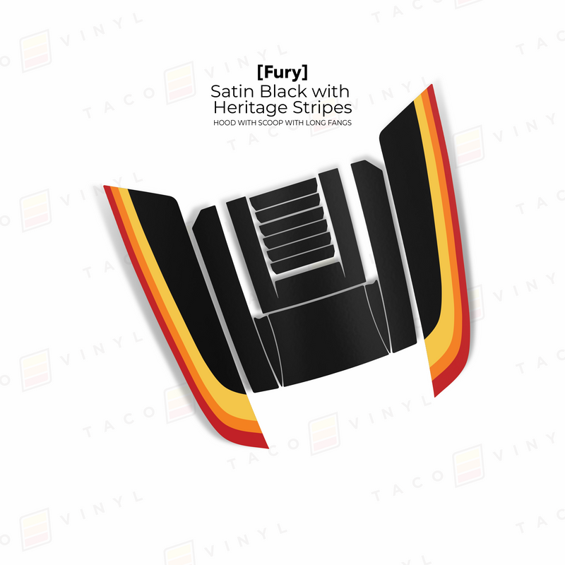Load image into Gallery viewer, 2024+ Tacoma/2025+ 4Runner Fury Hood Scoop Stamp
