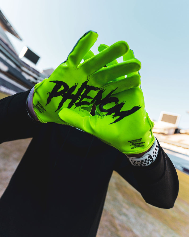 Load image into Gallery viewer, Phenom Elite Rick and Morty Football Gloves - VPS1
