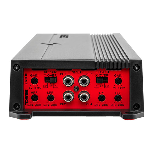 GEN-X Full-Range Class D 4-Channel Amplifier | 4 x 300W RMS @ 4-Ohm