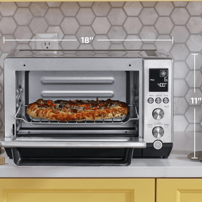 Load image into Gallery viewer, General Electric Stainless Digital 6-Slice Convection Toaster Oven
