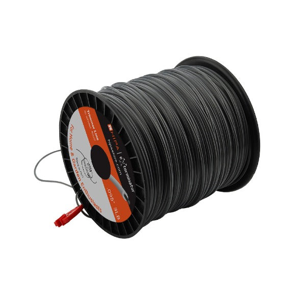 Load image into Gallery viewer, 3-Pound .095-inch Heavy-Duty Professional Round Trimmer Line in Spool with Line Cutter for Troy Bilt Poulan Ryobi Echo Stihl WeedEater Craftsman
