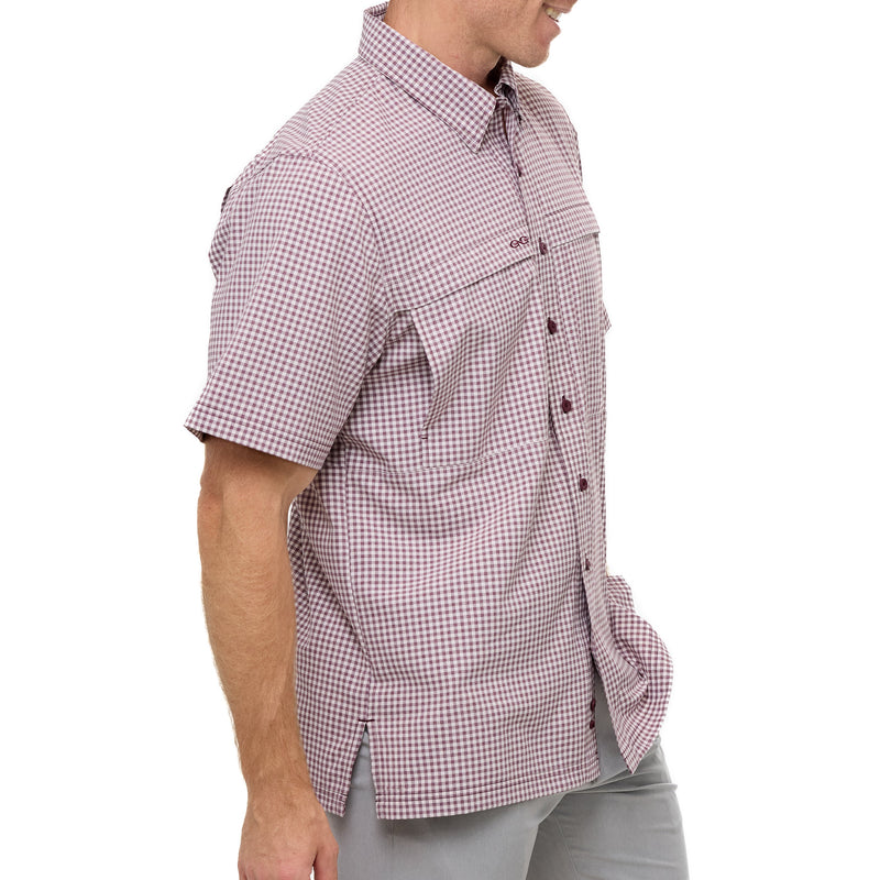 Load image into Gallery viewer, Maroon TekCheck Shirt
