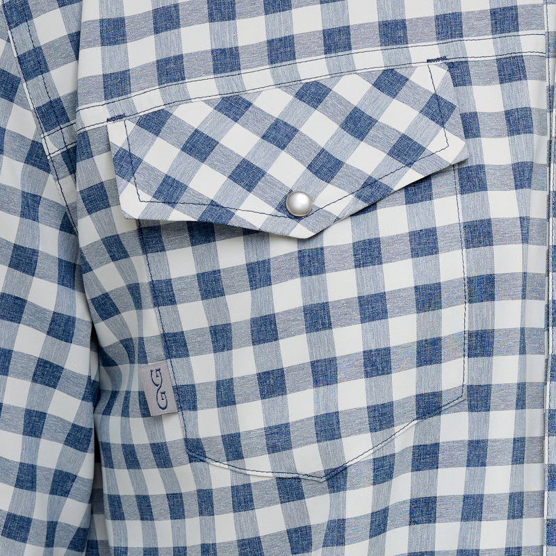 Load image into Gallery viewer, Glacier Pearl Snap Shirt
