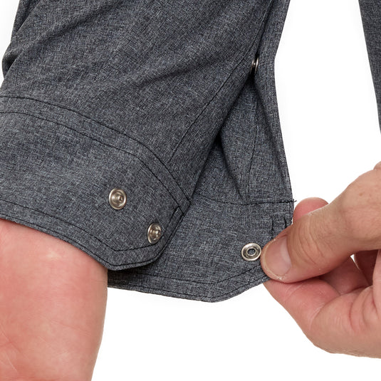 Caviar Pearl Snap Shirt | Long Sleeve