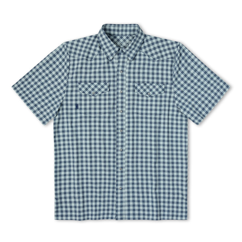 Load image into Gallery viewer, Deep Water Pearl Snap Shirt
