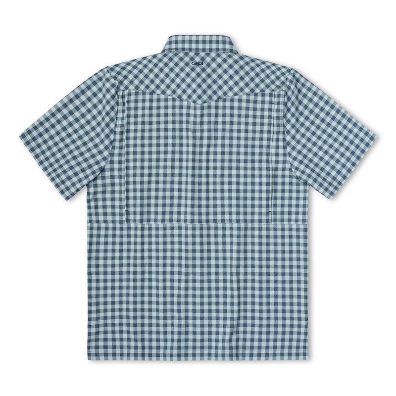 Load image into Gallery viewer, Deep Water Pearl Snap Shirt
