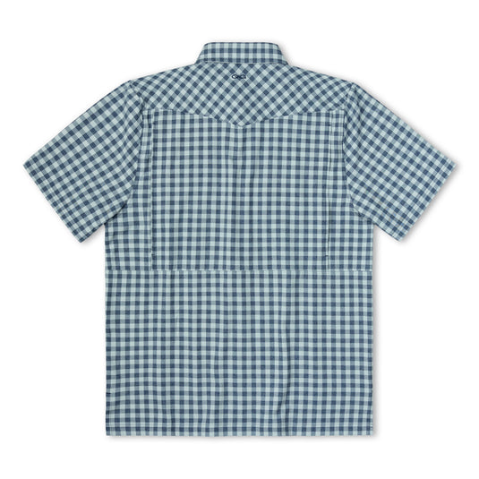 Deep Water Pearl Snap Shirt