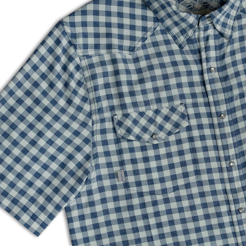 Load image into Gallery viewer, Glacier Pearl Snap Shirt
