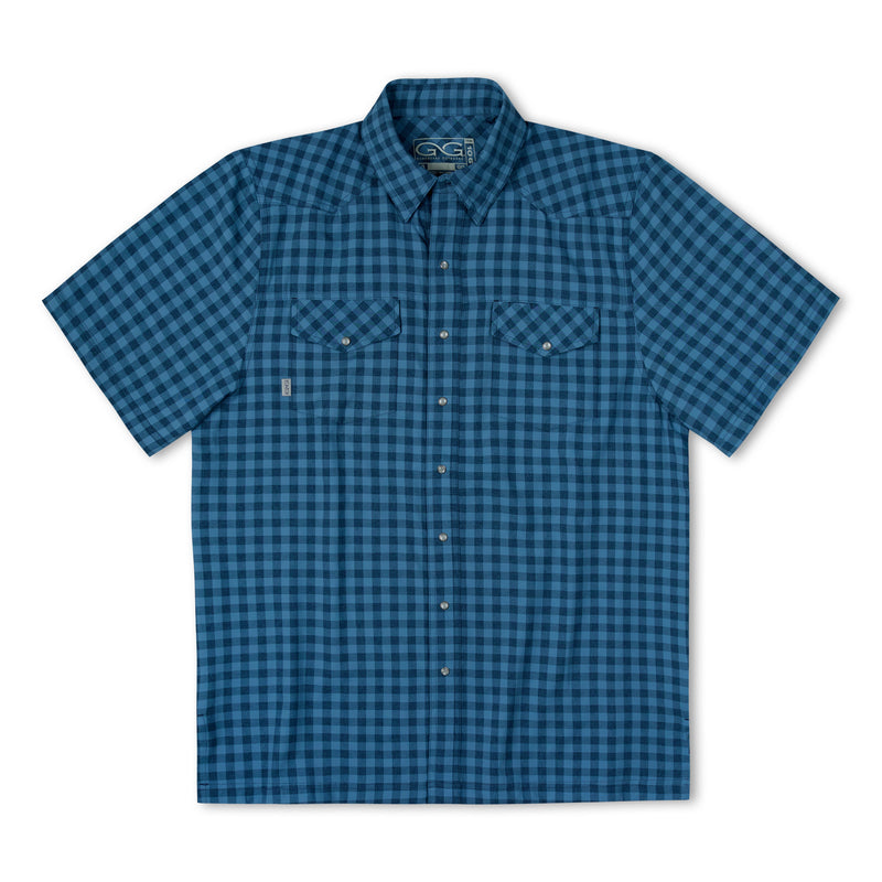 Load image into Gallery viewer, Slate Pearl Snap Shirt
