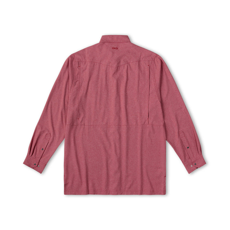 Load image into Gallery viewer, Crimson Pearl Snap Shirt | Long Sleeve
