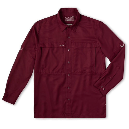 Maroon Explorer Shirt | Long Sleeve
