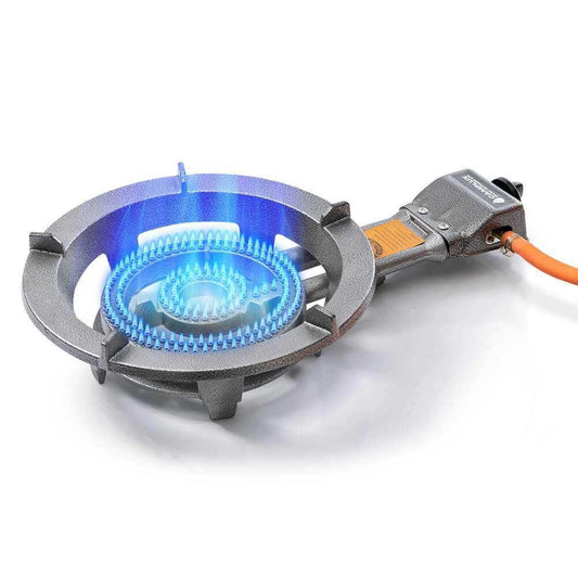 29,000 BTU Single Burner Propane Stove with Regulator and 5.9ft Hose - Skoutley Outdoors LLC