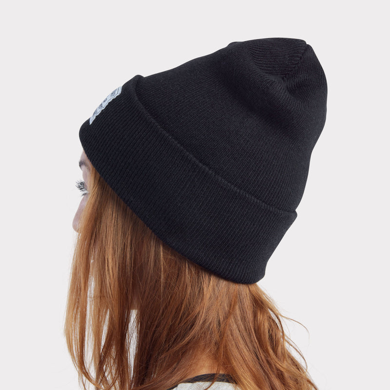 Load image into Gallery viewer, Human Logo Beanie - Black
