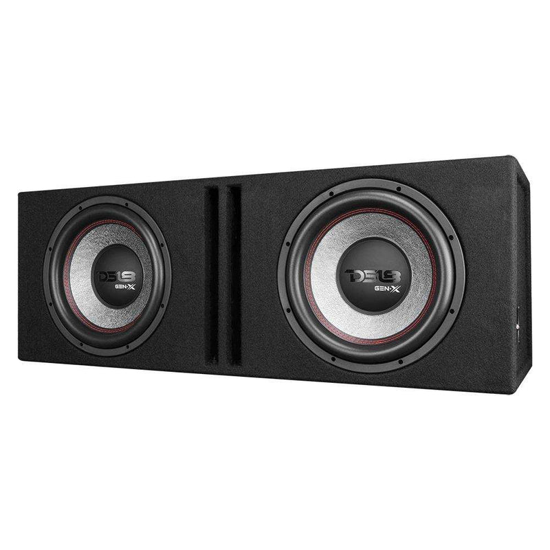 Load image into Gallery viewer, Dual 12&quot; Loaded Subwoofer Ported Enclosure With GEN-X124D 1800 Watts Rms - Skoutley Outdoors LLC
