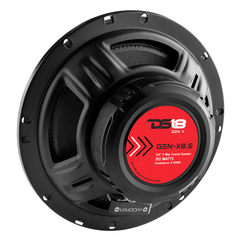 Load image into Gallery viewer, DS18 GEN-X6.5 6.5&quot; 3-Way Coaxial Car Speaker 150 Watts 4-Ohm
