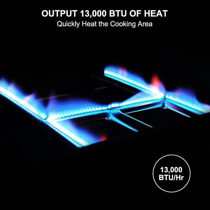 Load image into Gallery viewer, Camplux Outdoor Portable Griddles for RV, Camping and Tailgating - 17 Inch 13,000 BTU
