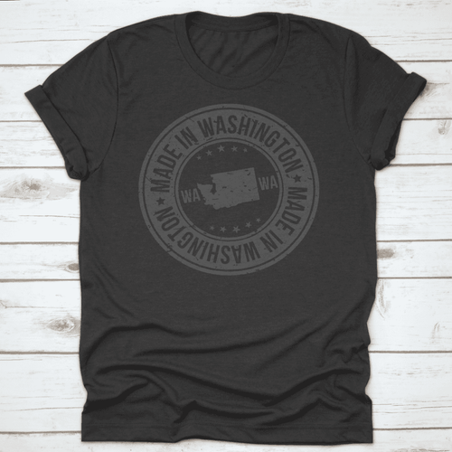 Round Illustration Stamp With Typography Text Of 