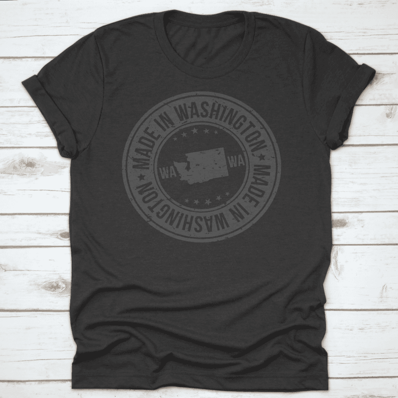 Load image into Gallery viewer, Round Illustration Stamp With Typography Text Of &quot;Made In Washington&quot; - Skoutley Outdoors LLC
