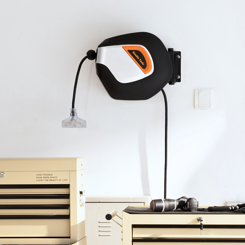 Load image into Gallery viewer, Retractable Extension Cord Reel-12/14/16 AWG
