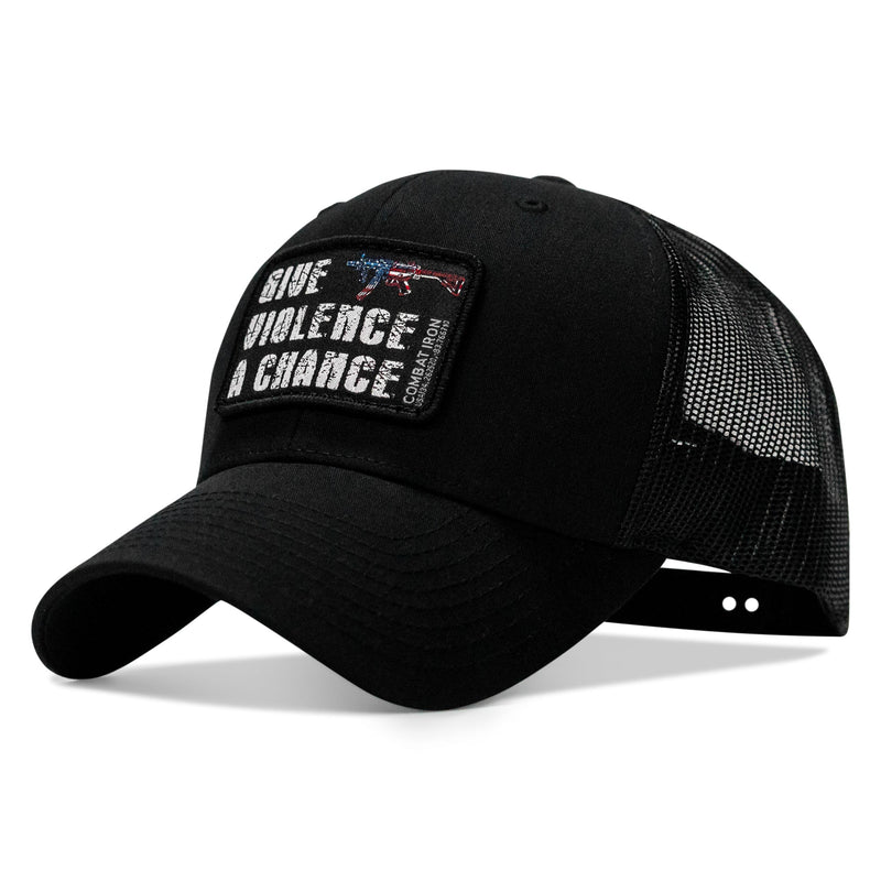 Load image into Gallery viewer, Give Violence A Chance Patch Snapback
