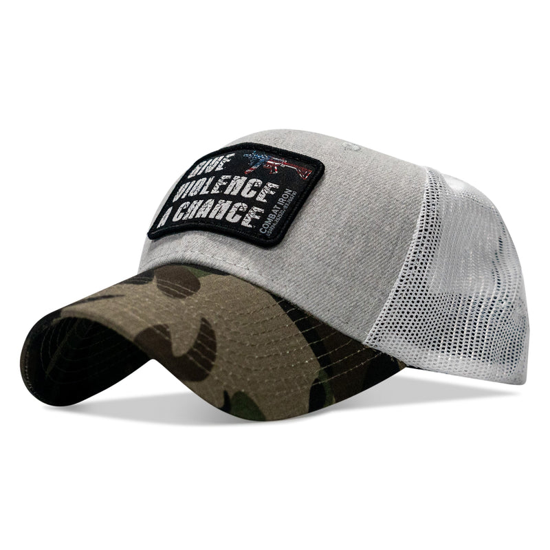 Load image into Gallery viewer, Give Violence A Chance Patch Snapback
