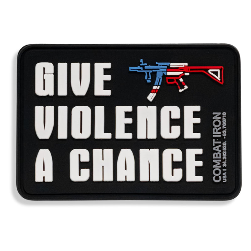 Load image into Gallery viewer, Give Violence A Chance PVC Patch
