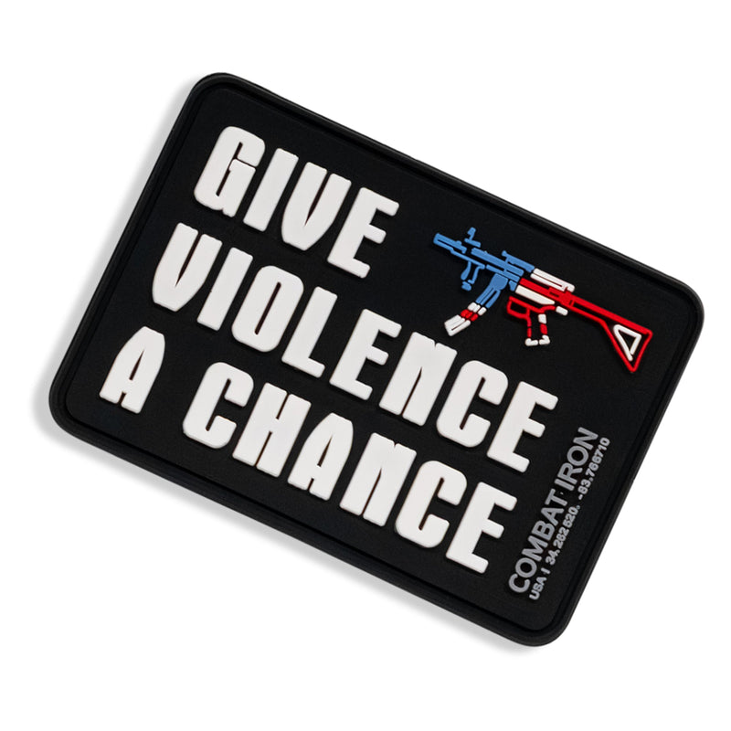 Load image into Gallery viewer, Give Violence A Chance PVC Patch
