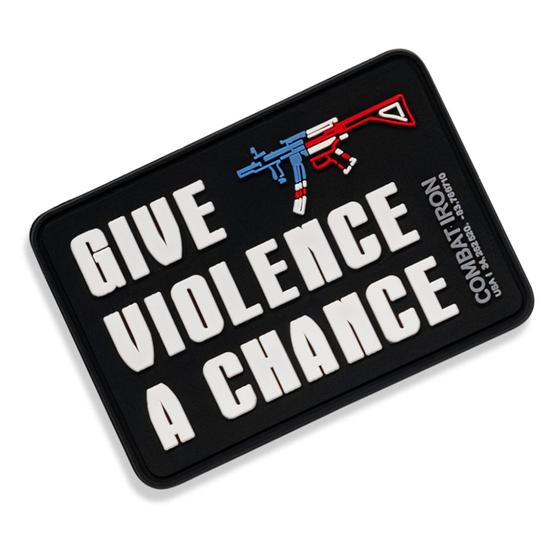 Load image into Gallery viewer, Give Violence A Chance PVC Patch
