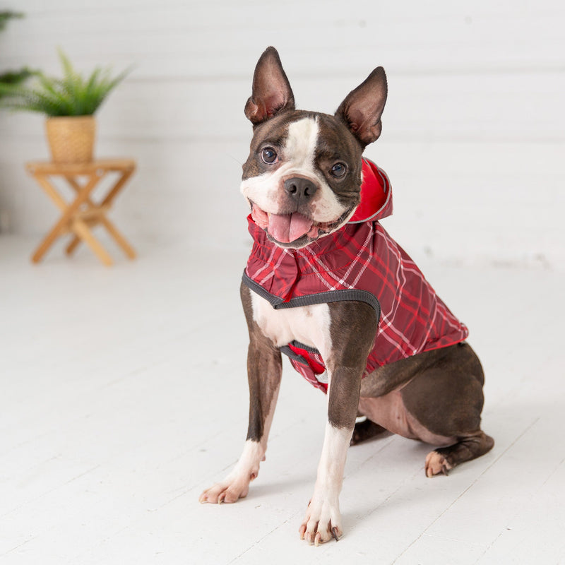 Load image into Gallery viewer, Reversible Elasto-Fit Raincoat - Red
