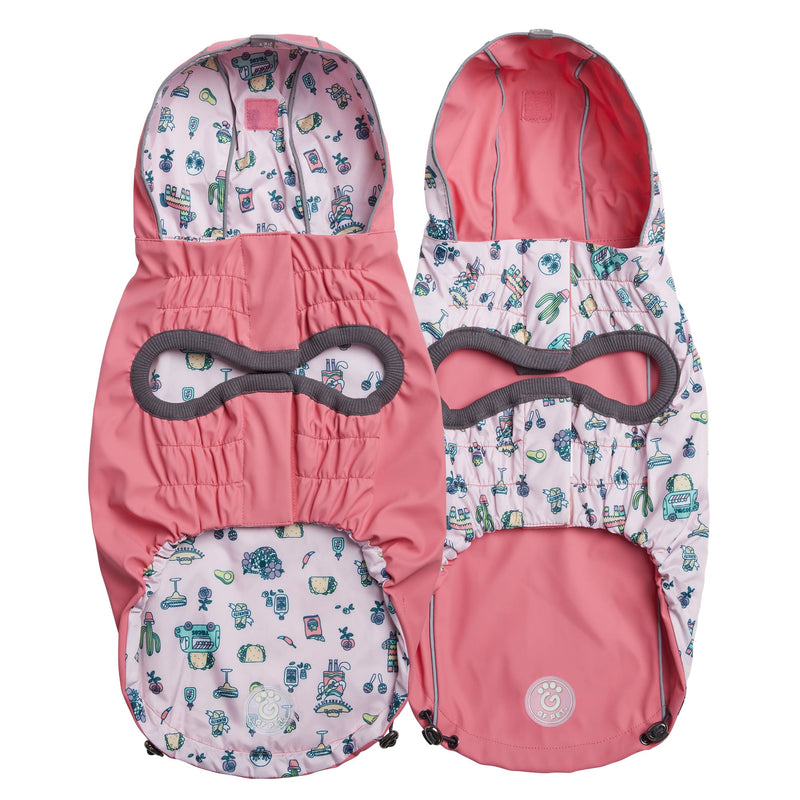 Load image into Gallery viewer, Reversible Elasto-Fit Raincoat - Pink/Pink
