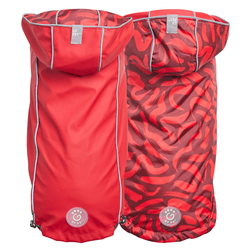 Load image into Gallery viewer, Reversible Elasto-Fit Raincoat - Red/Red
