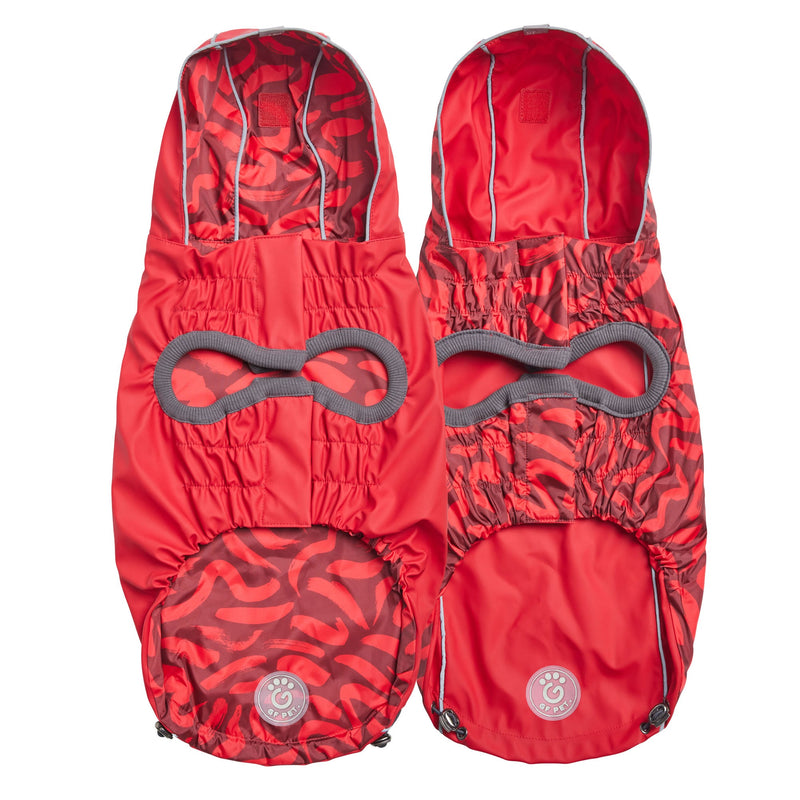 Load image into Gallery viewer, Reversible Elasto-Fit Raincoat - Red/Red
