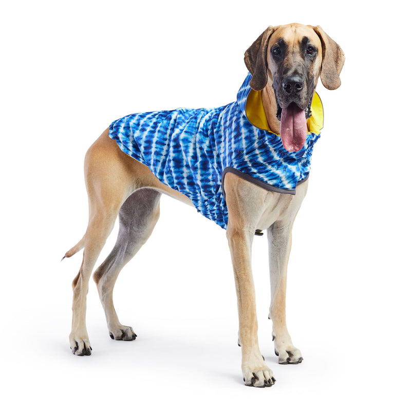 Load image into Gallery viewer, Reversible Elasto-Fit Raincoat - Yellow/Blue
