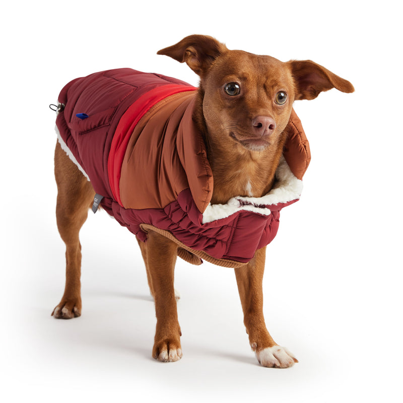 Load image into Gallery viewer, Retro Puffer - Dark Red
