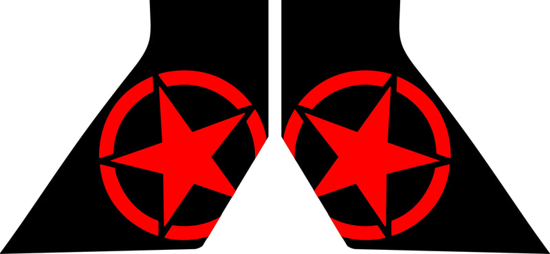 Load image into Gallery viewer, Side Star Graphic Decals for Jeep Gladiator (x2)
