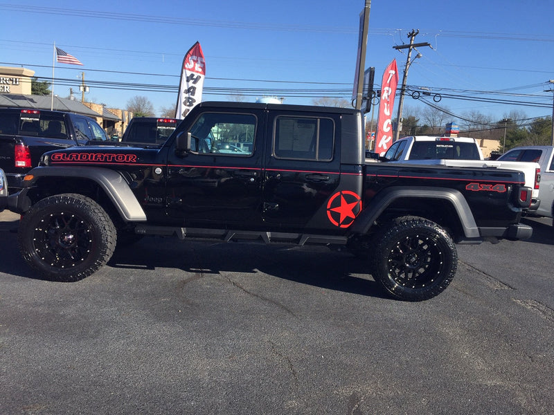 Load image into Gallery viewer, Side Star Graphic Decals for Jeep Gladiator (x2)
