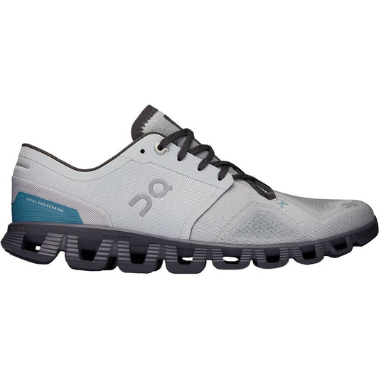 Men's On Cloud X 3, Glacier/Iron, 10 D Medium - Skoutley Outdoors LLC