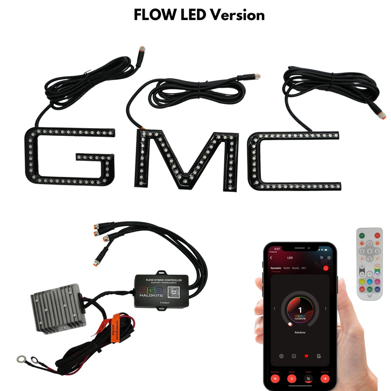 Load image into Gallery viewer, GMC LED Emblem: Multicolor (1999-2026)
