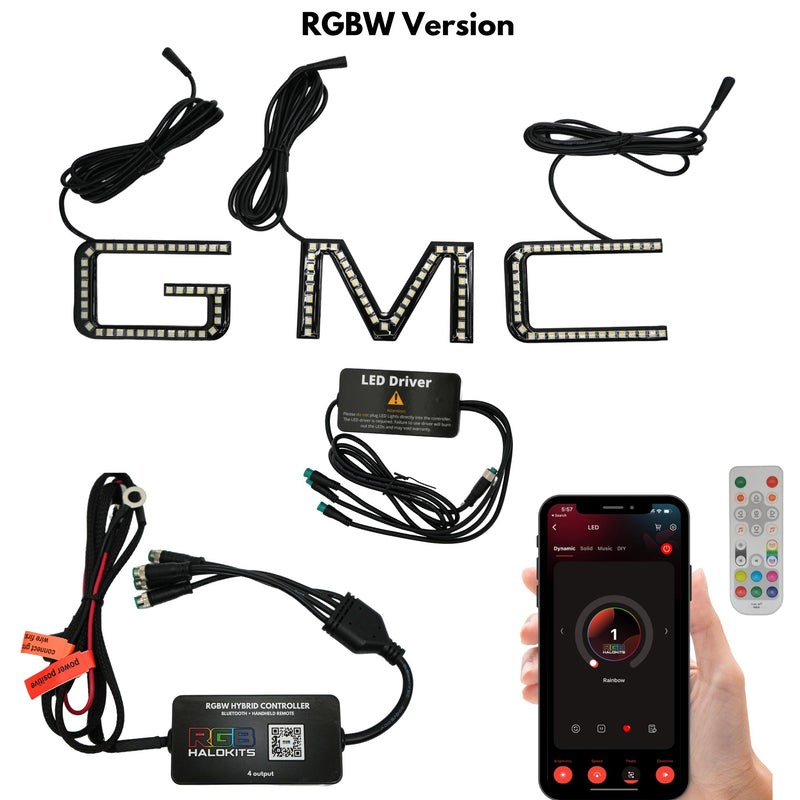 Load image into Gallery viewer, GMC LED Emblem: Multicolor (1999-2026)
