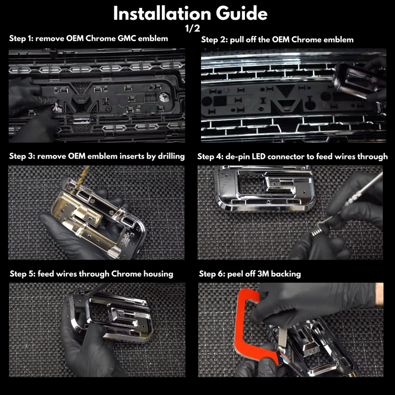 Load image into Gallery viewer, GMC LED Emblem: Multicolor (1999-2026)
