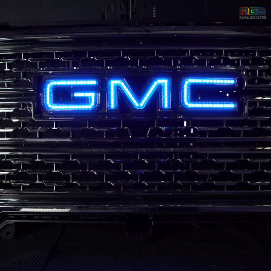 GMC LED Emblem: Multicolor (1999-2026)