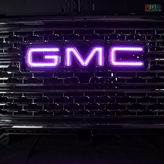 GMC LED Emblem: Multicolor (1999-2026)
